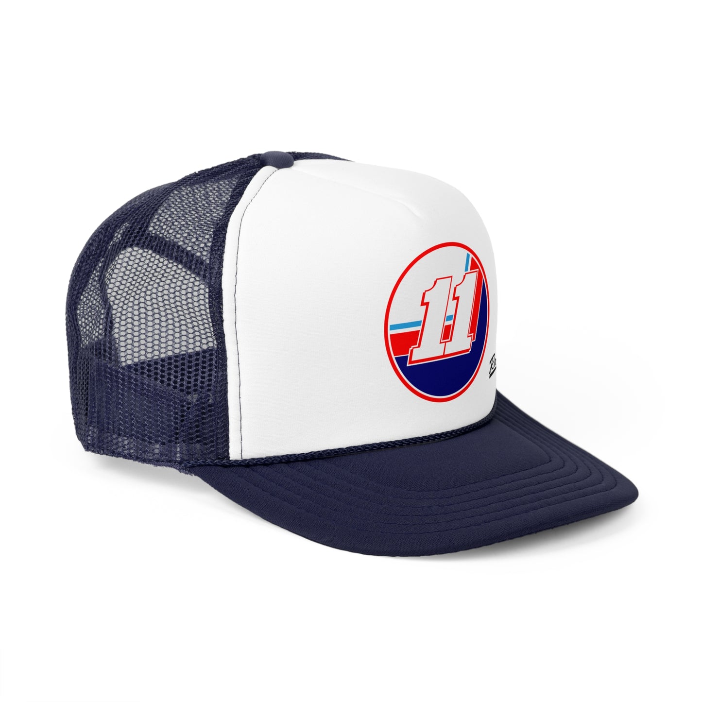 Raceway Hats 5-Panel Foam Trucker Hat - Vintage Number Series One #11