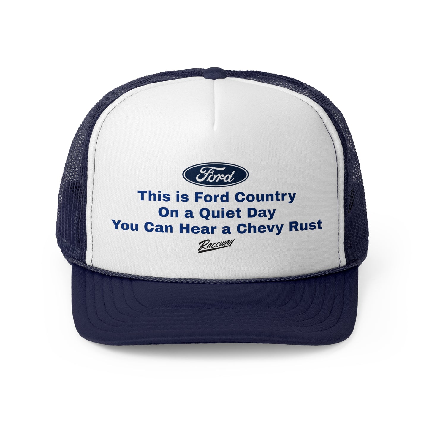 Raceway Hats 5-Panel Foam Trucker Hat - "This is Ford Country..."