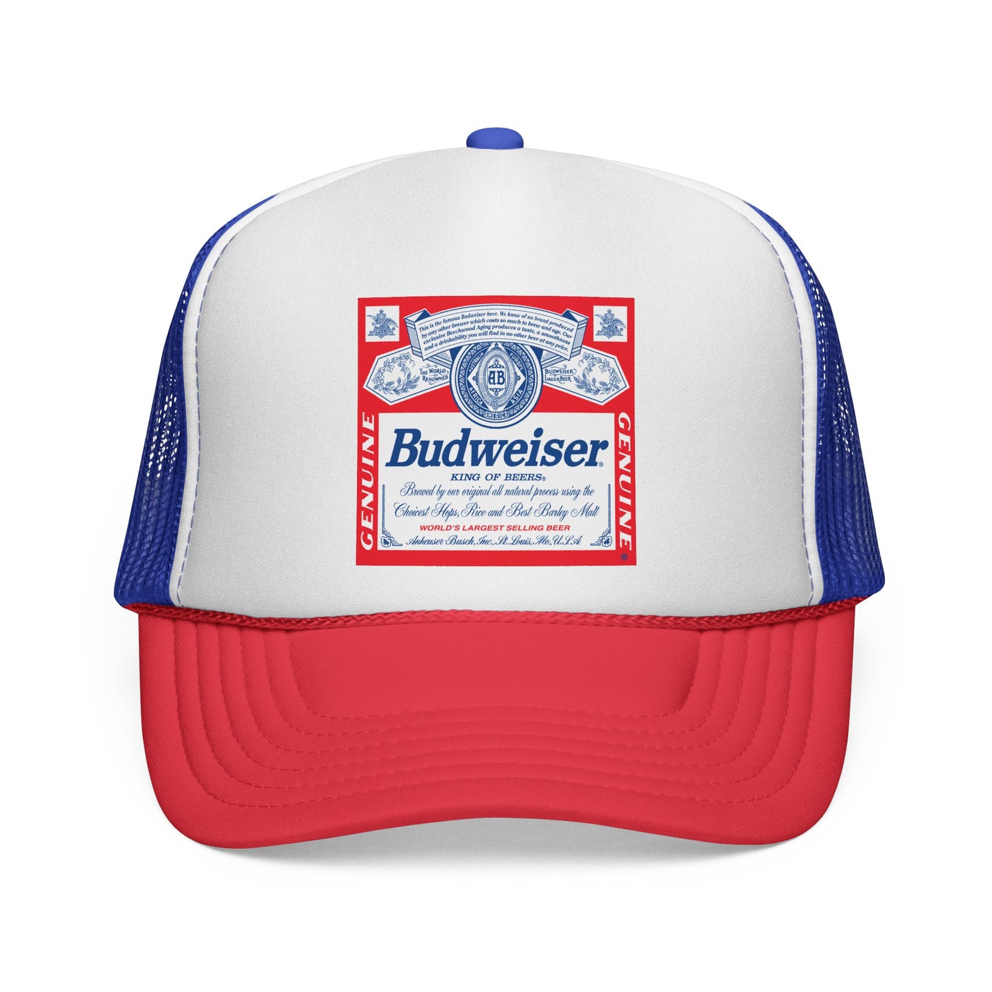 Budweiser Label Trucker Hat
