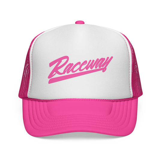 Script Raceway Trucker Hat