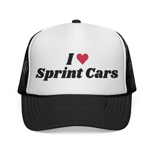 I Love Sprint Car Racing Trucker Hat