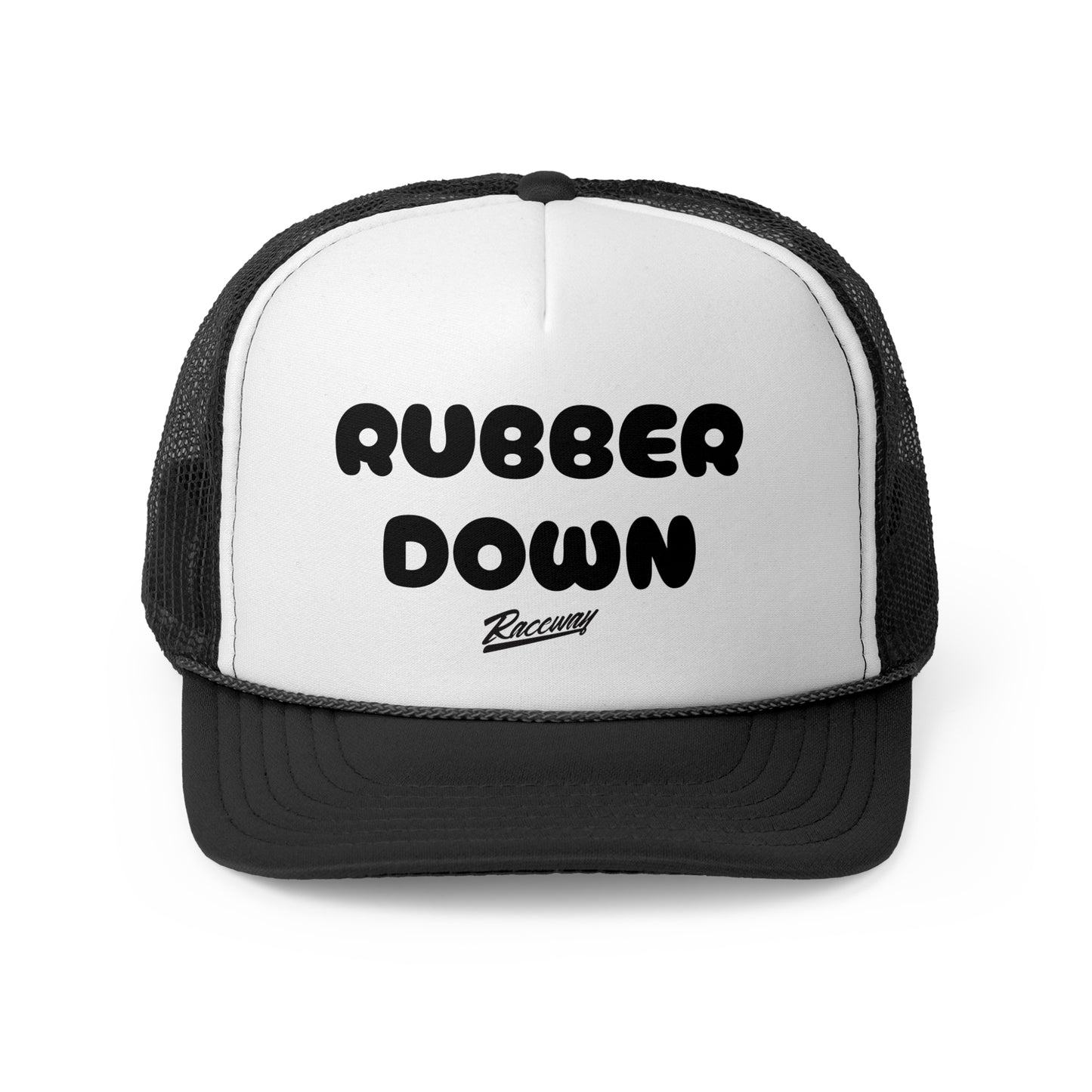 Raceway Hats 5-Panel Foam Trucker Hat - "Rubber Down"