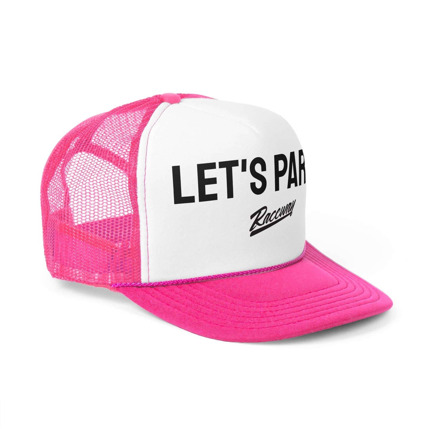 Raceway Hats 5-Panel Foam Trucker Hat - "Let's Party"