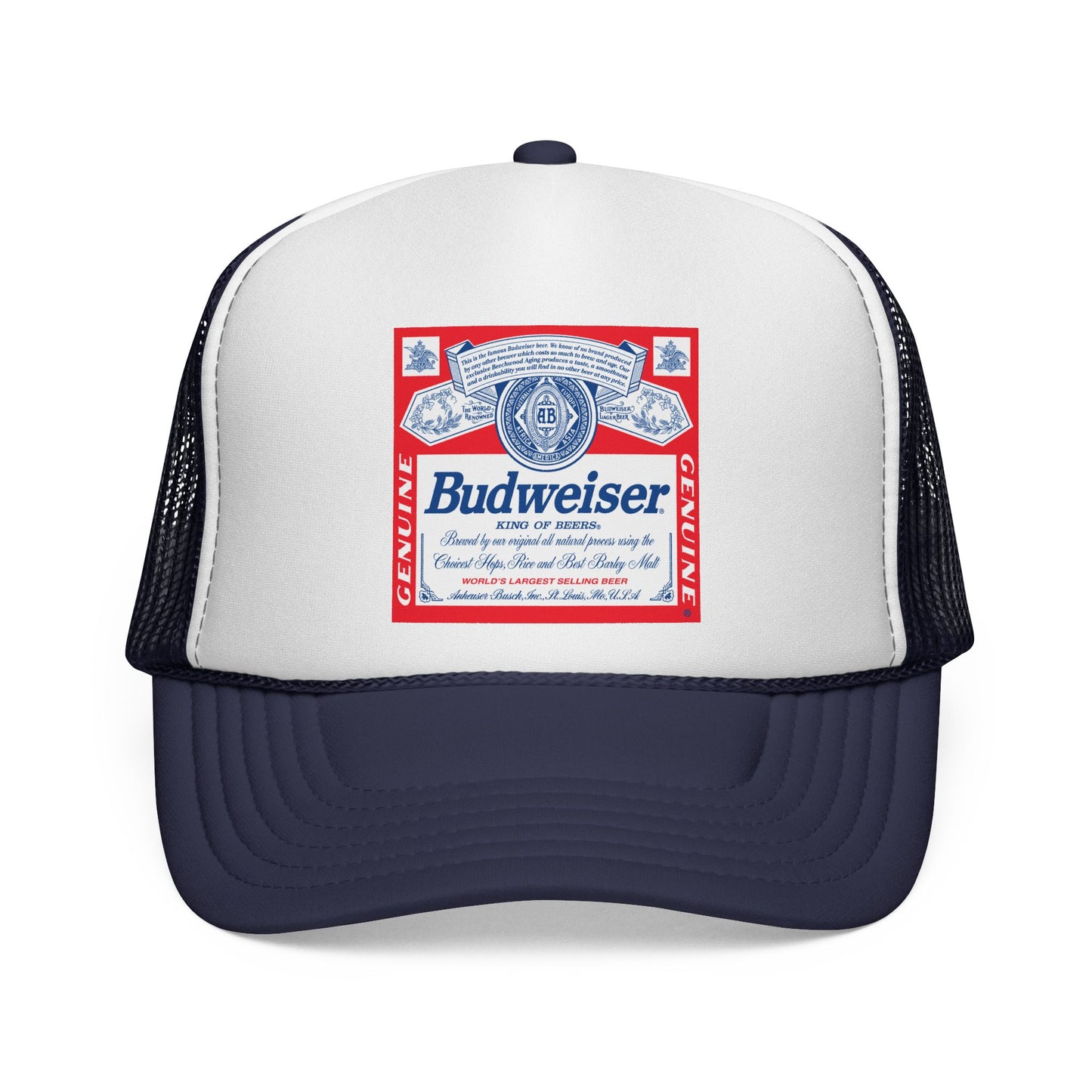 Budweiser Label Trucker Hat