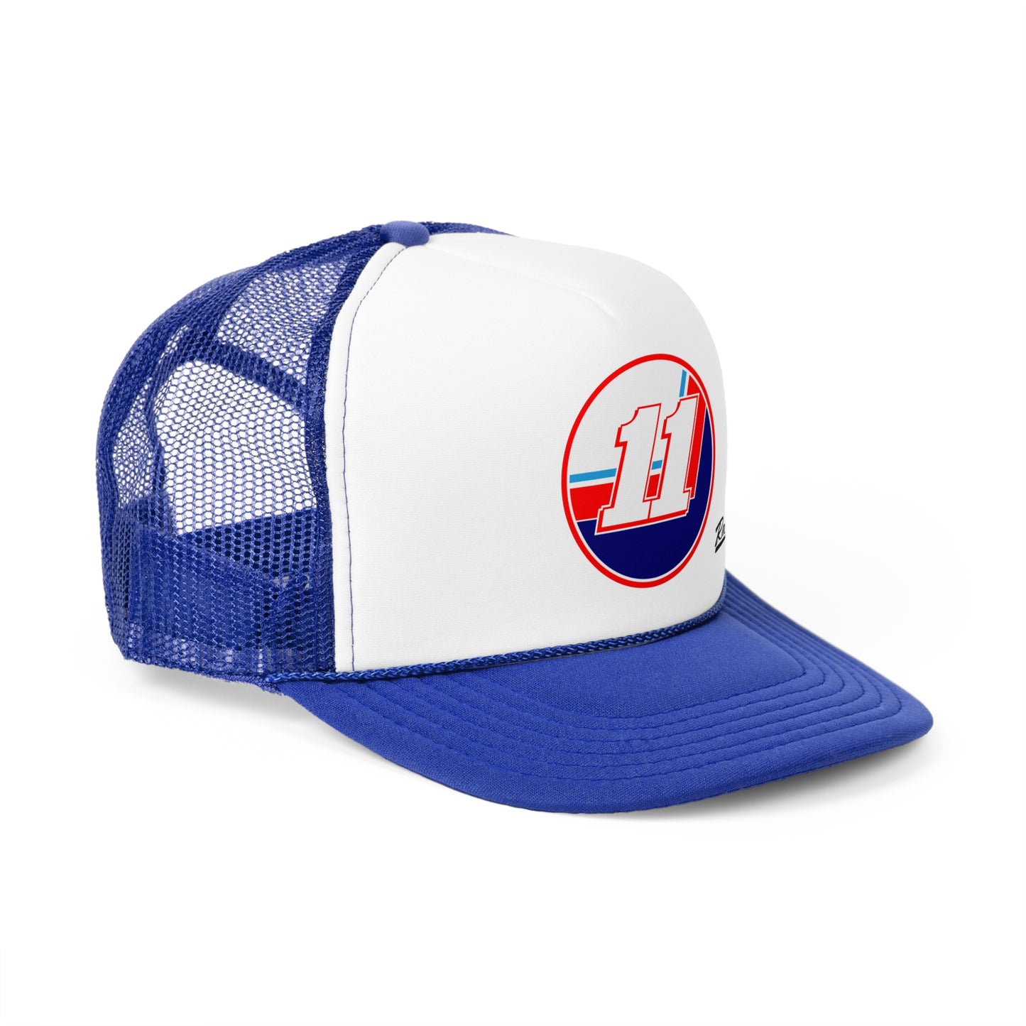 Raceway Hats 5-Panel Foam Trucker Hat - Vintage Number Series One #11