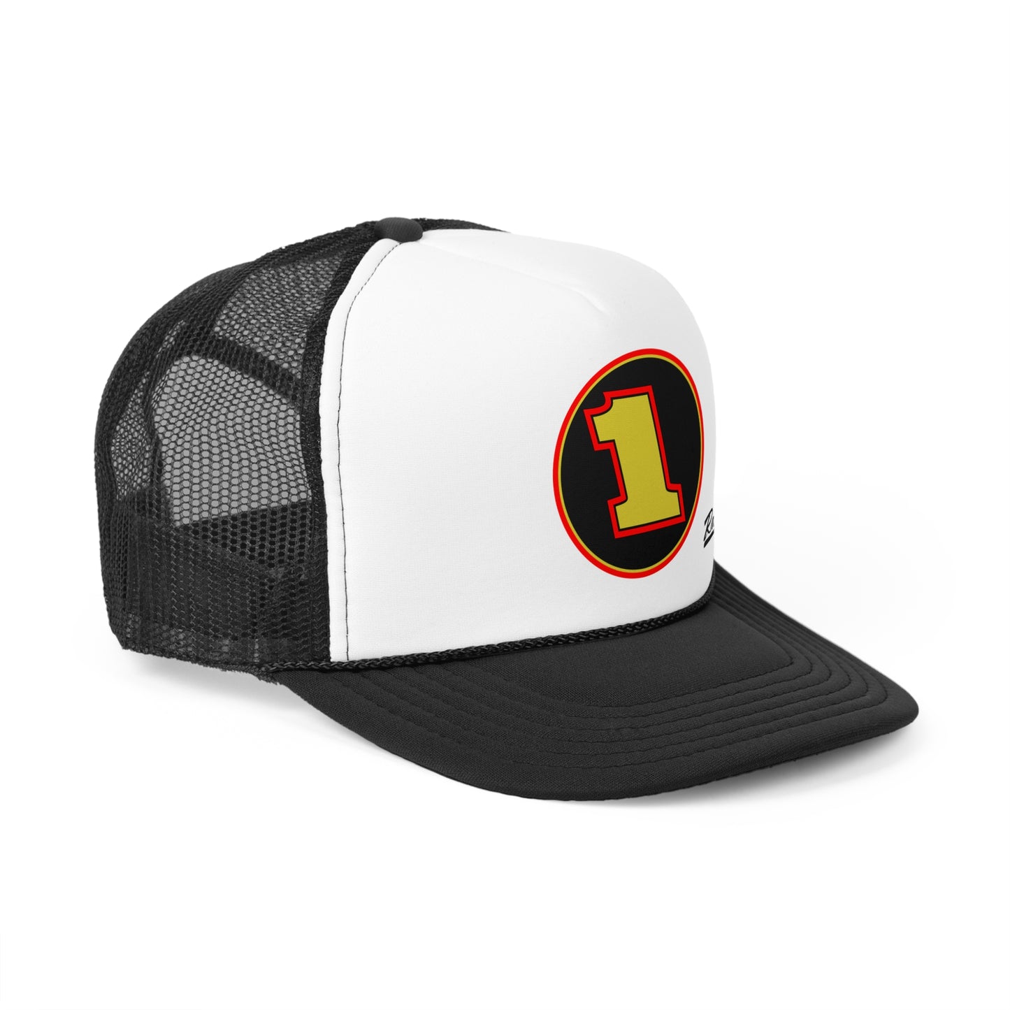 Raceway Hats 5-Panel Foam Trucker Hat - Vintage Number Series One #1