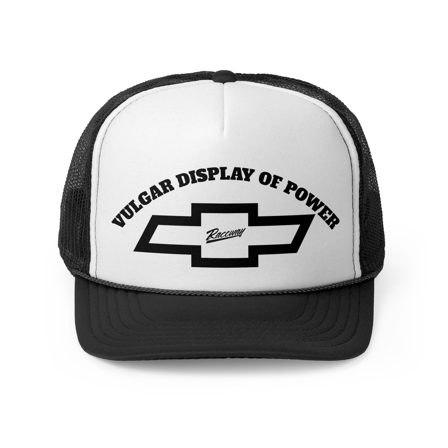 Raceway Hats 5-Panel Foam Trucker Hat - Chevy "Vulgar Display of Power"