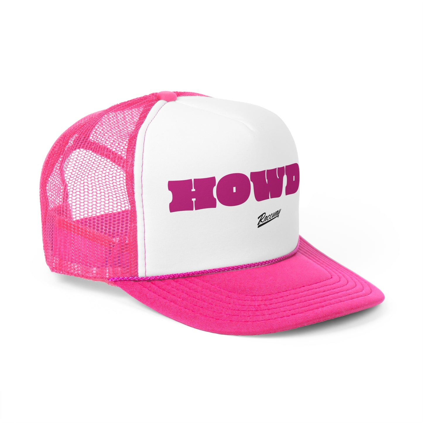 Raceway Hats 5-Panel Foam Trucker Hat - "Howdy"