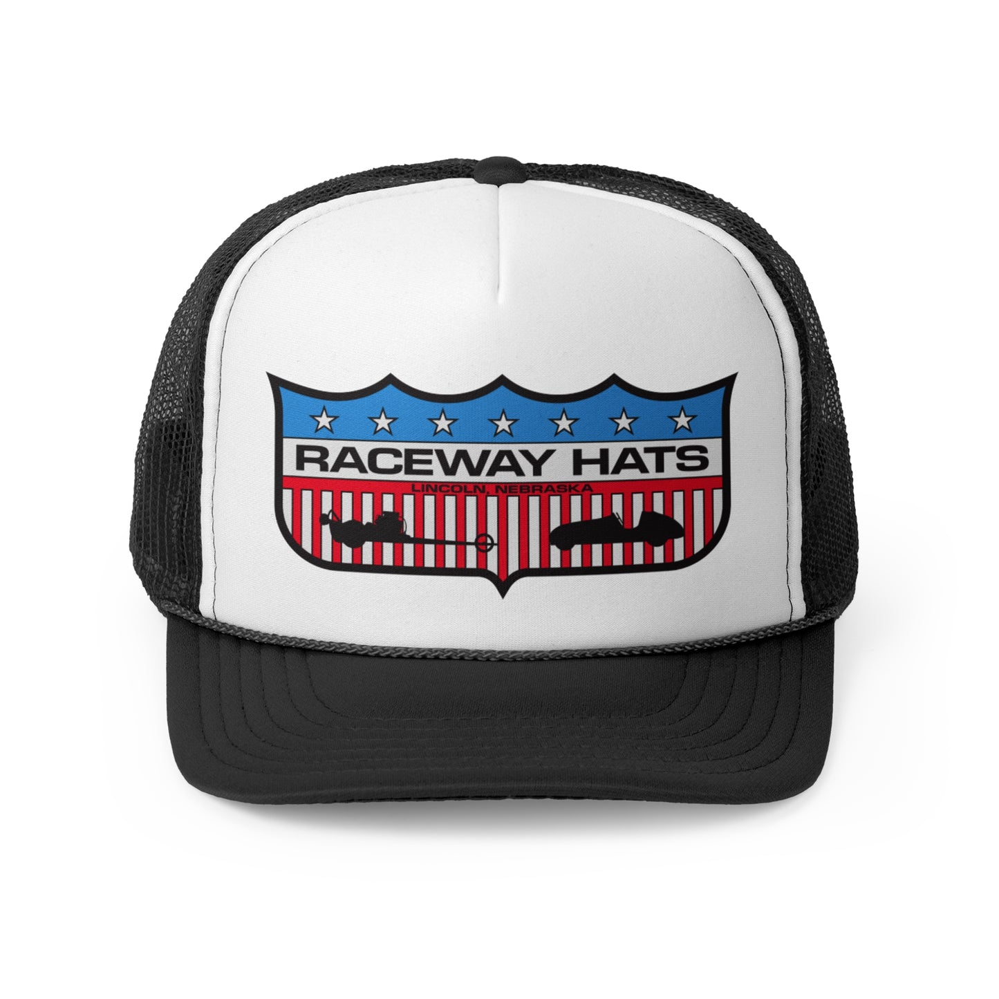 Raceway Hats 5-Panel Foam Trucker Hat - Raceland Logo