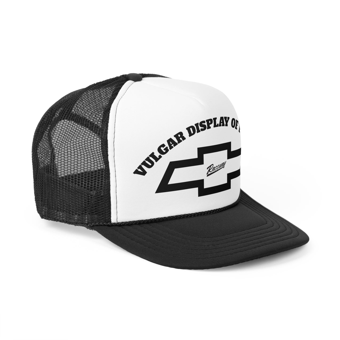 Raceway Hats 5-Panel Foam Trucker Hat - Chevy "Vulgar Display of Power"