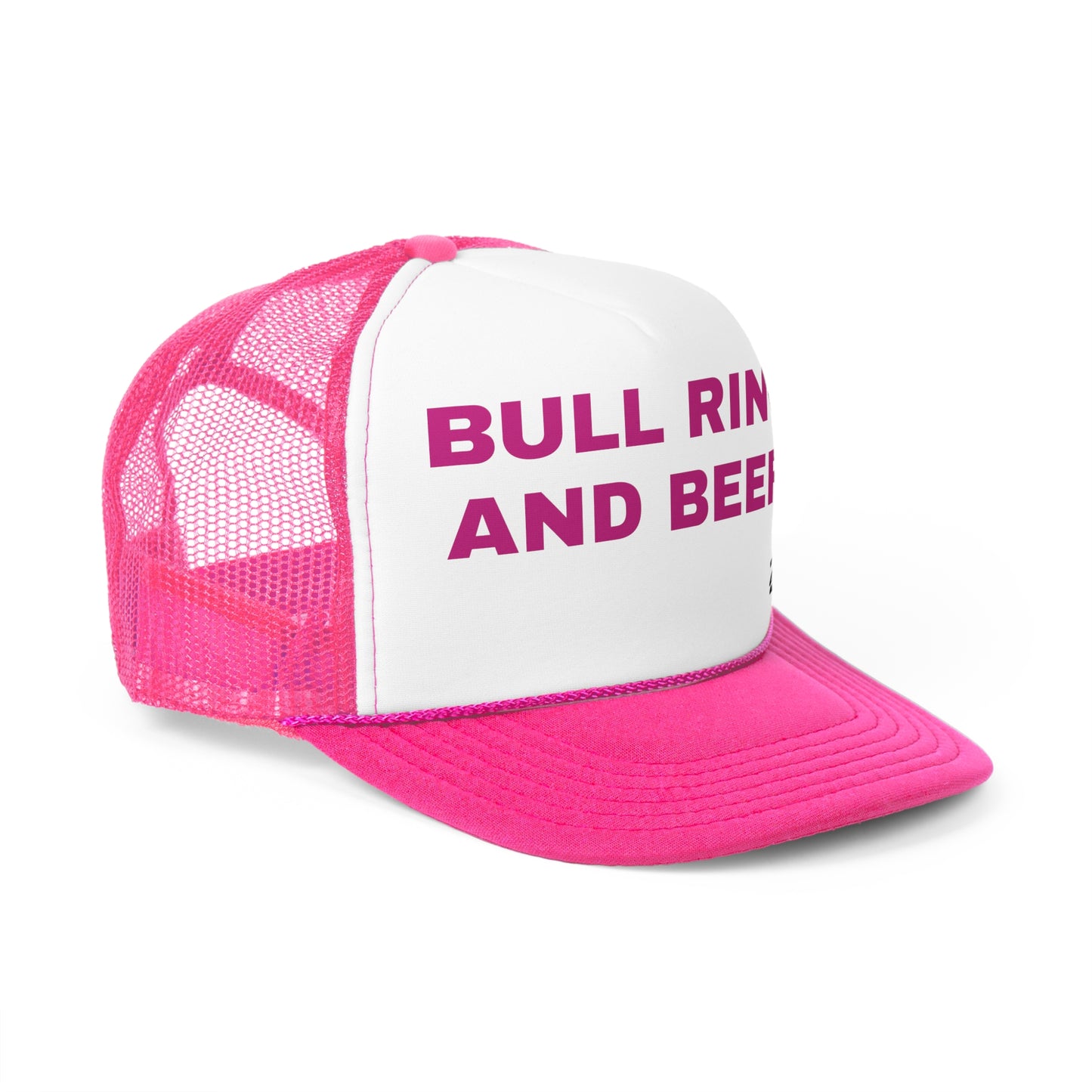 Raceway Hats 5-Panel Foam Trucker Hat - "Bull Rings and Beer"