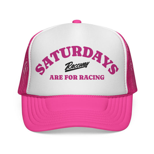 Saturdays Are For Racing Trucker Hat