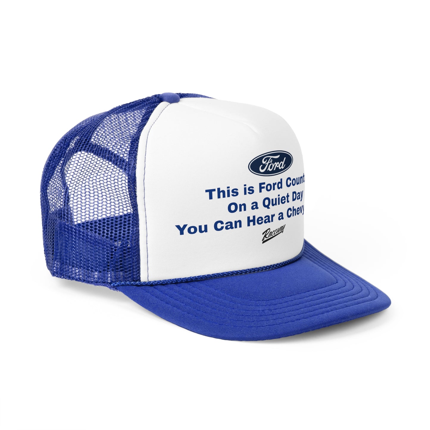 Raceway Hats 5-Panel Foam Trucker Hat - "This is Ford Country..."