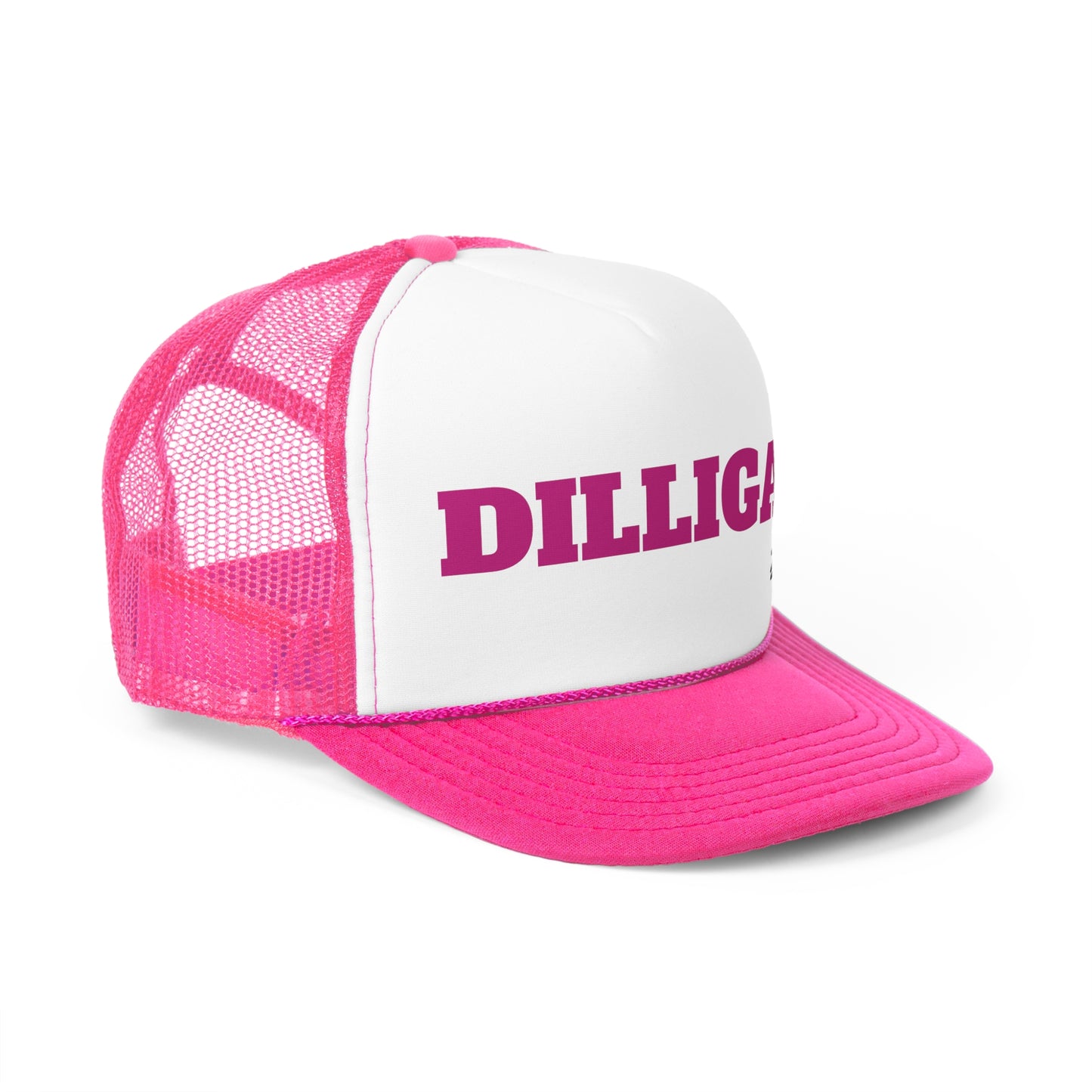 Raceway Hats 5-Panel Trucker Hat - "DILLIGAF"