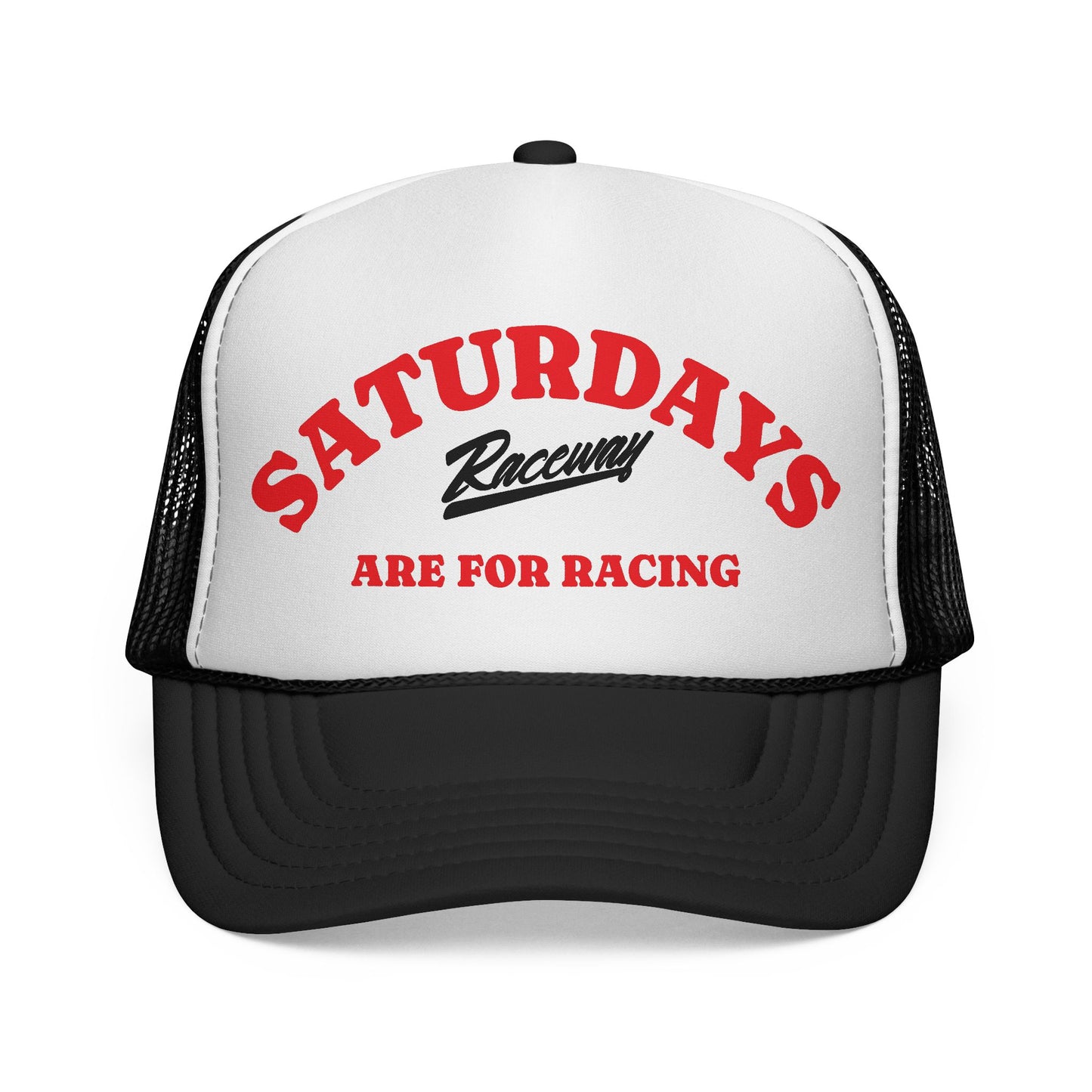 Saturdays Are For Racing Trucker Hat
