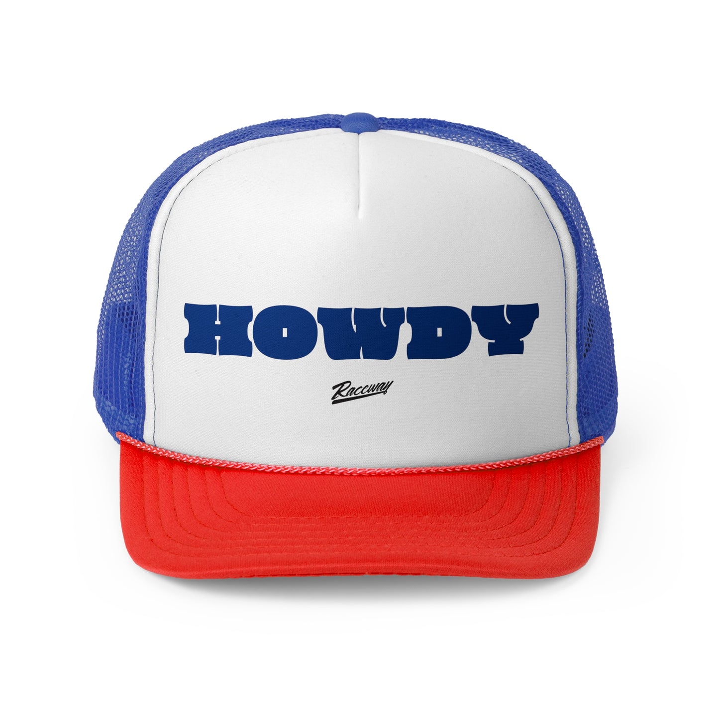 Raceway Hats 5-Panel Foam Trucker Hat - "Howdy"