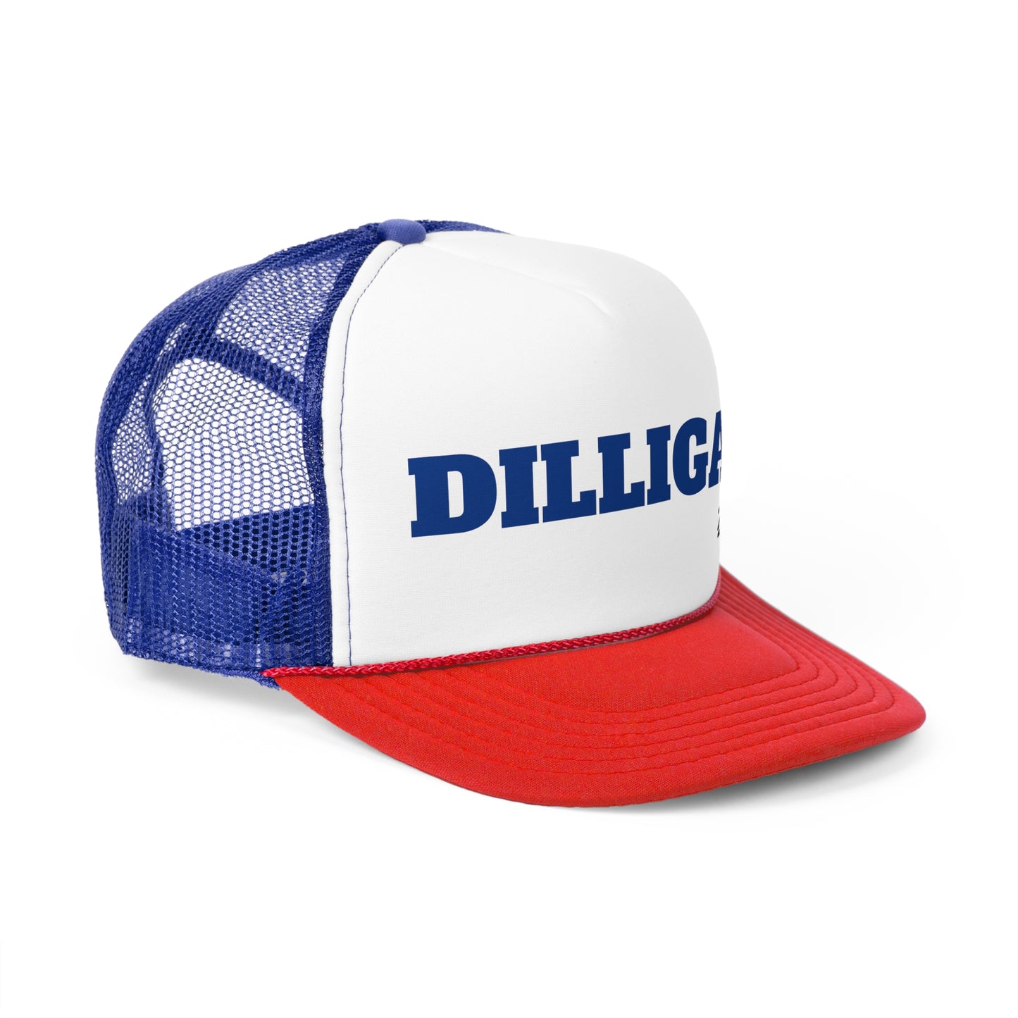 Raceway Hats 5-Panel Trucker Hat - "DILLIGAF"
