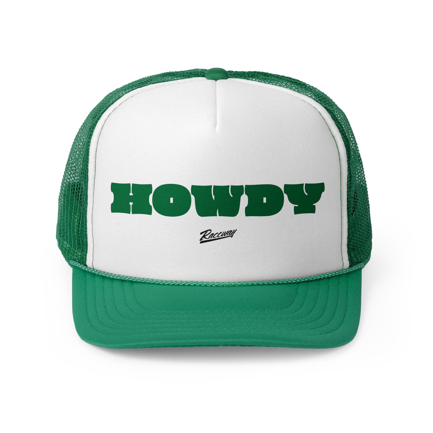 Raceway Hats 5-Panel Foam Trucker Hat - "Howdy"