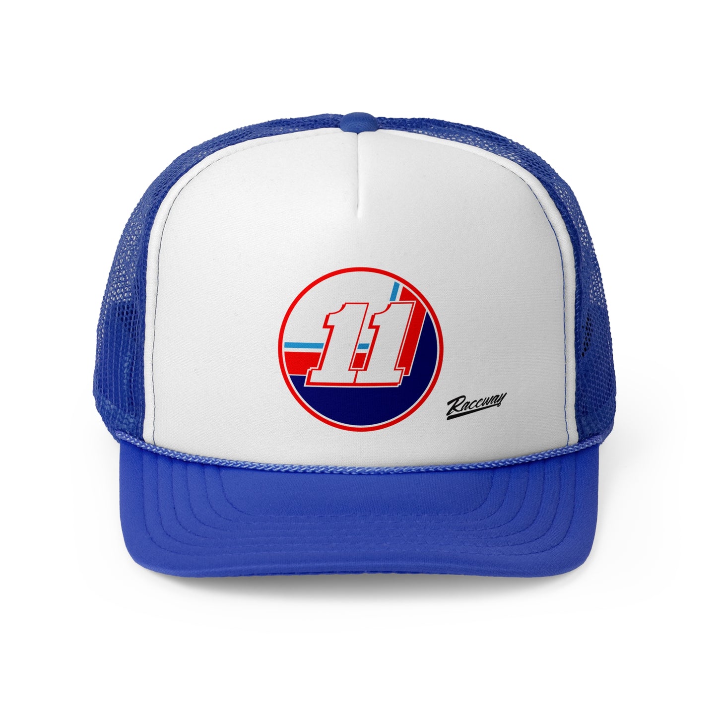 Raceway Hats 5-Panel Foam Trucker Hat - Vintage Number Series One #11