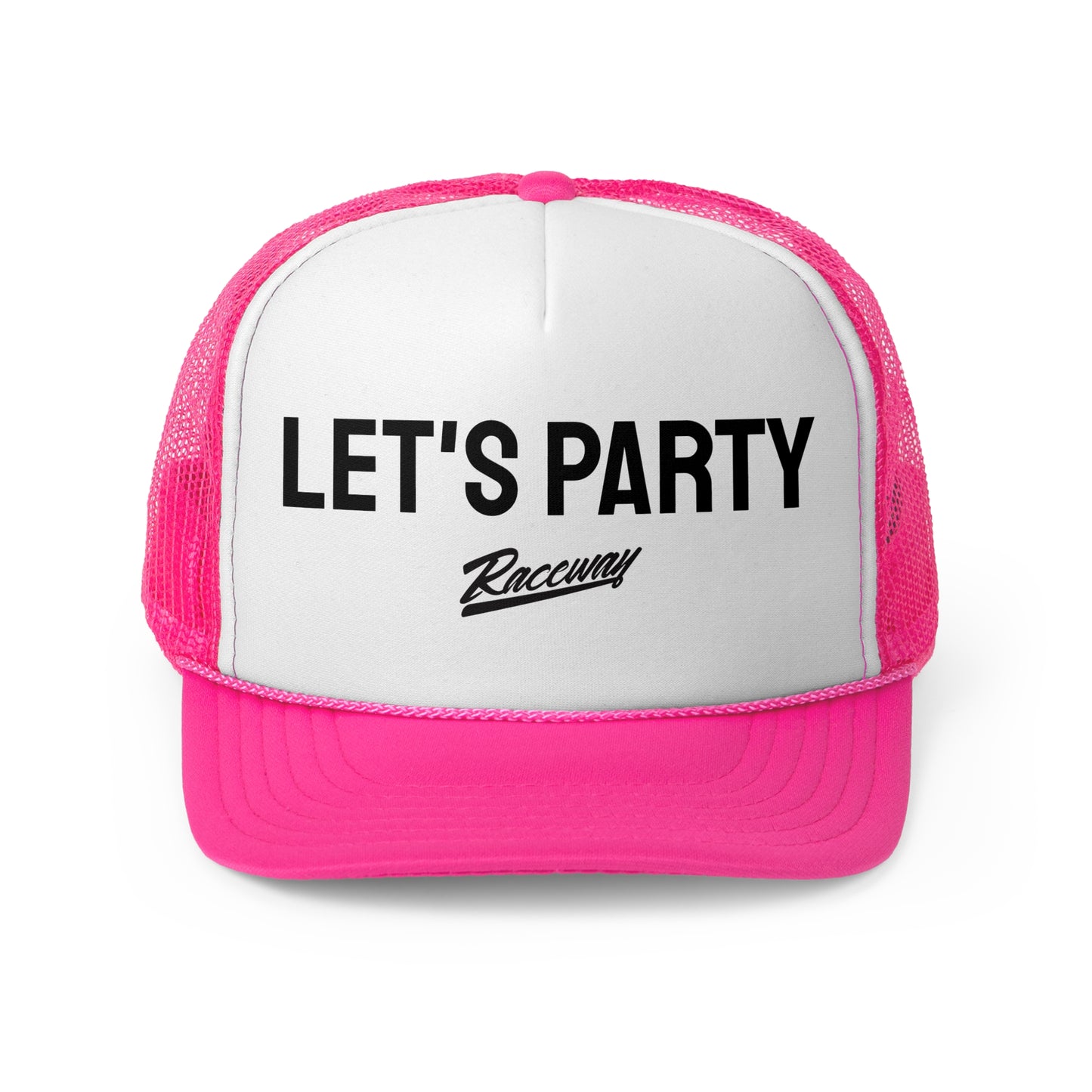Raceway Hats 5-Panel Foam Trucker Hat - "Let's Party"