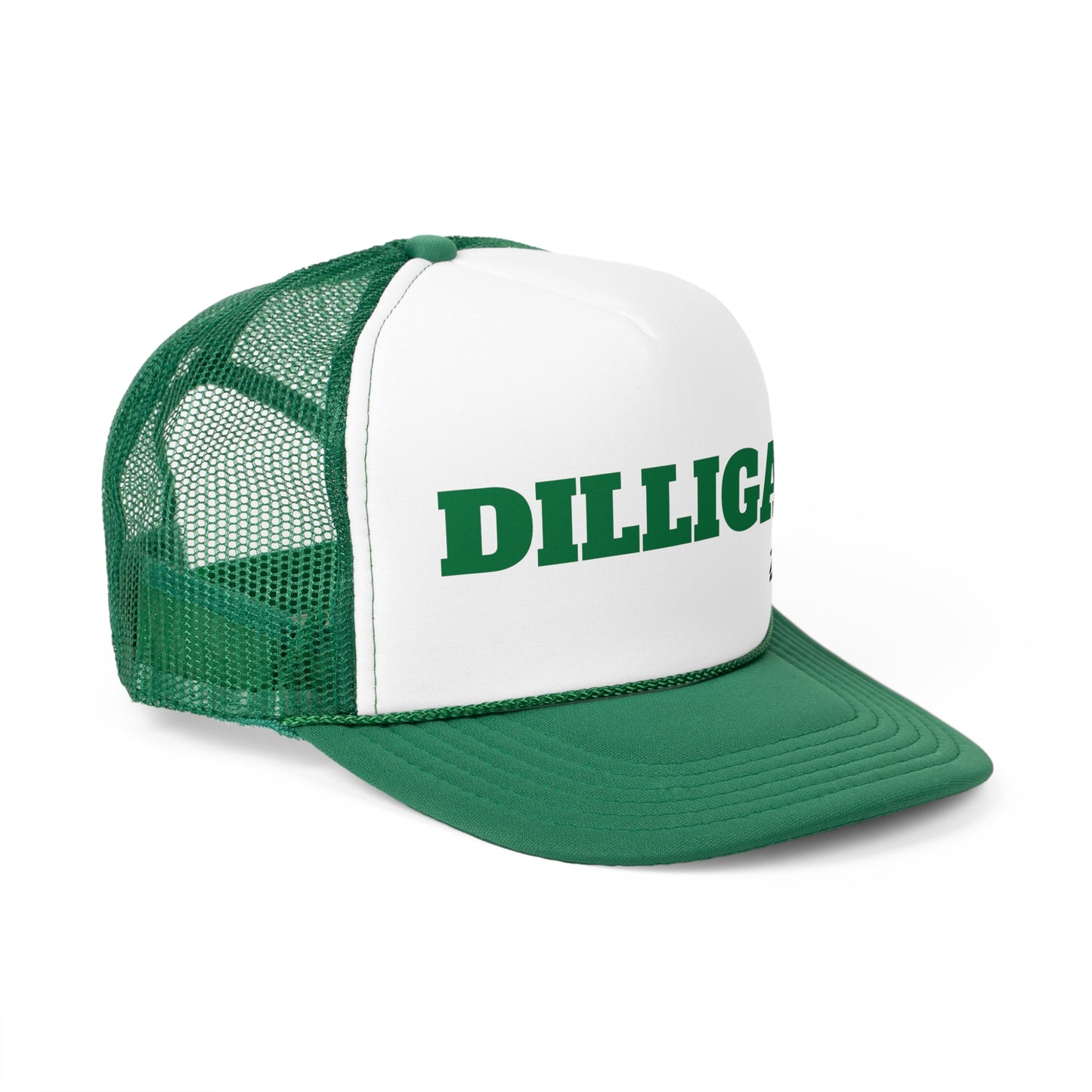 Raceway Hats 5-Panel Trucker Hat - "DILLIGAF"
