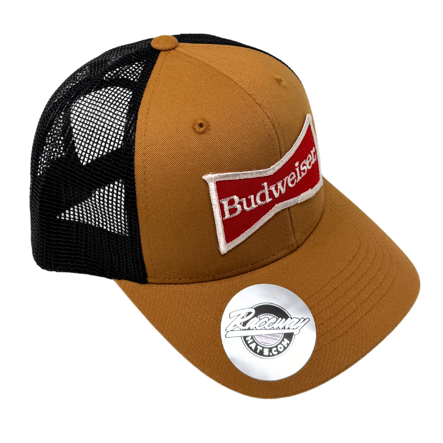 Vintage Budweiser Beer Patch Trucker Hat