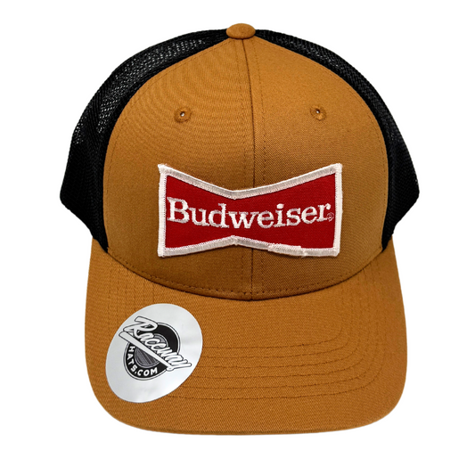 Vintage Budweiser Beer Patch Trucker Hat