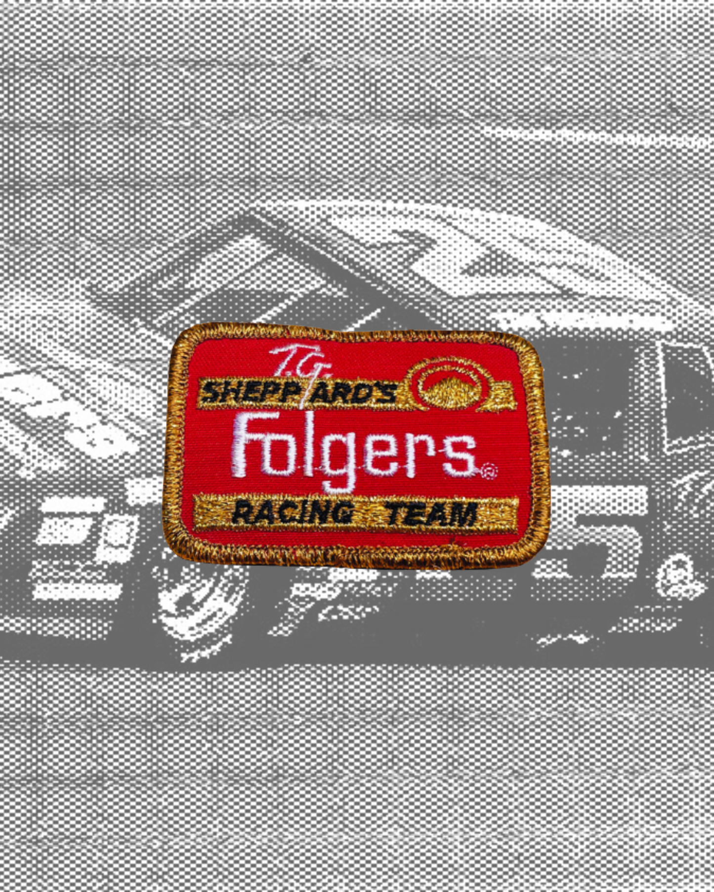 Vintage Folgers Racing Team Patch