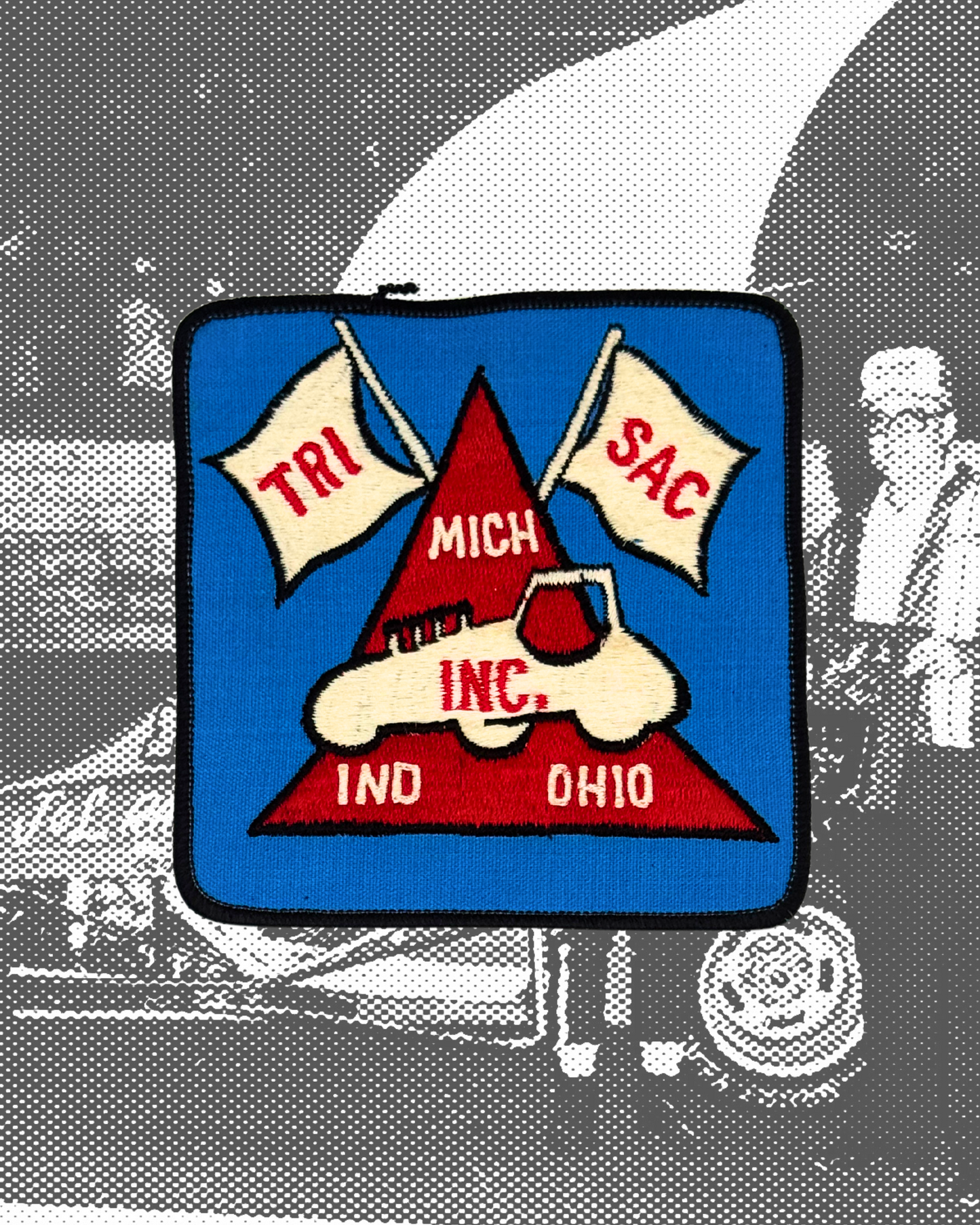 Vintage Tri Sac Racing Patch