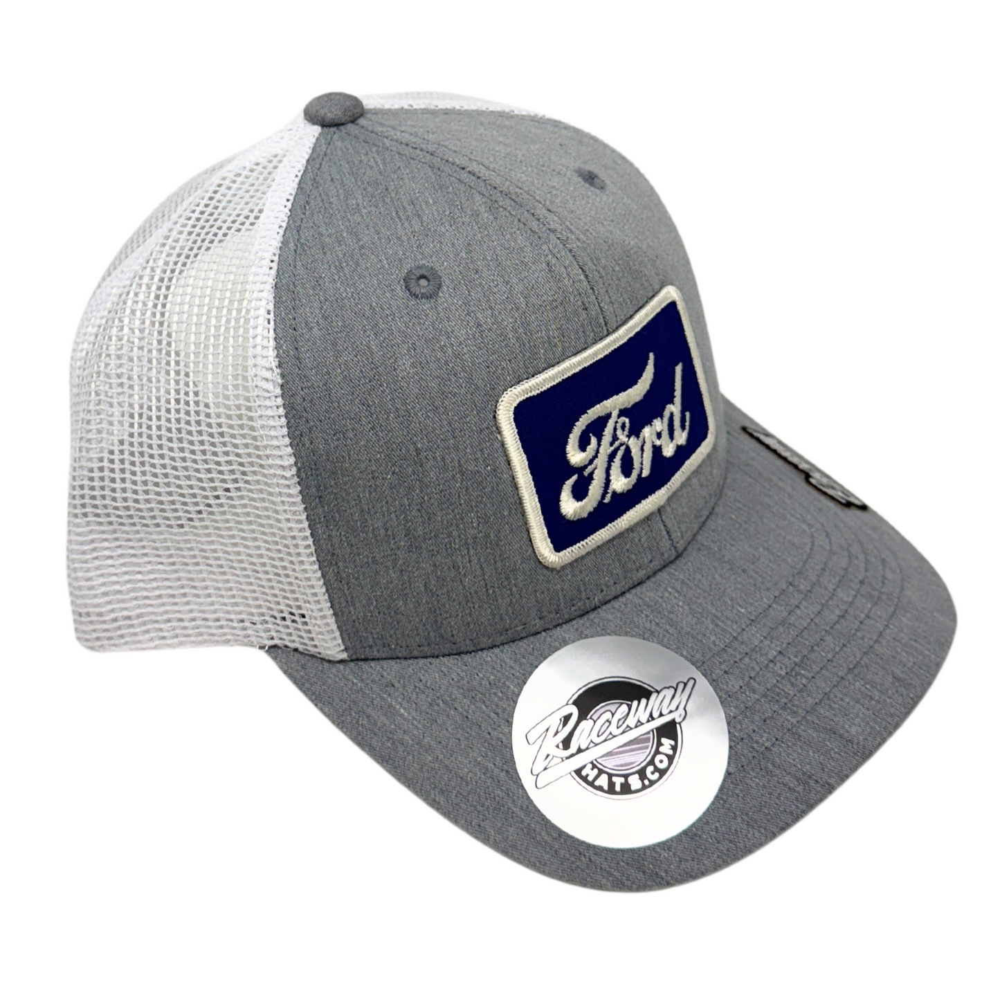 Vintage Square Ford Patch Trucker Hat