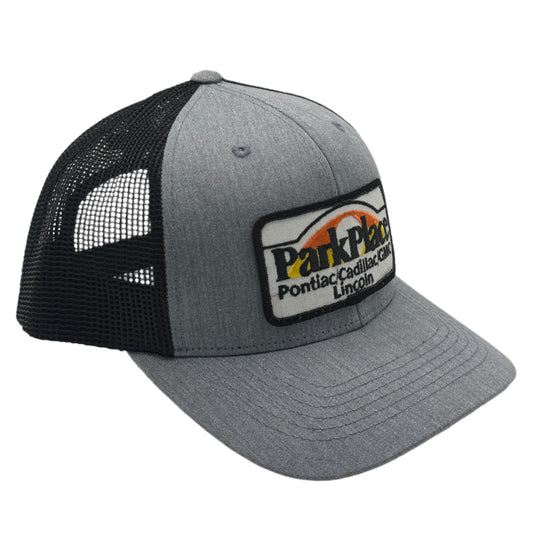 Vintage Park Place Pontiac/Cadillac/GMC Patch Snapback Trucker Hat