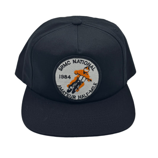 Vintage 1984 SRMC National Amateur Half-Mile Patch Snapback Hat