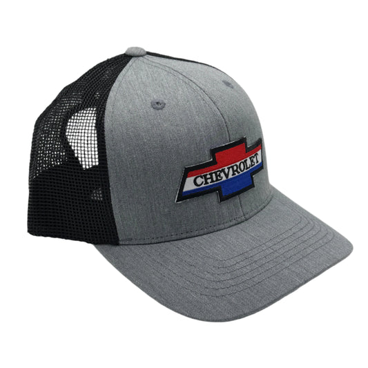 Chevy Bowtie Patch Snapback Trucker Hat