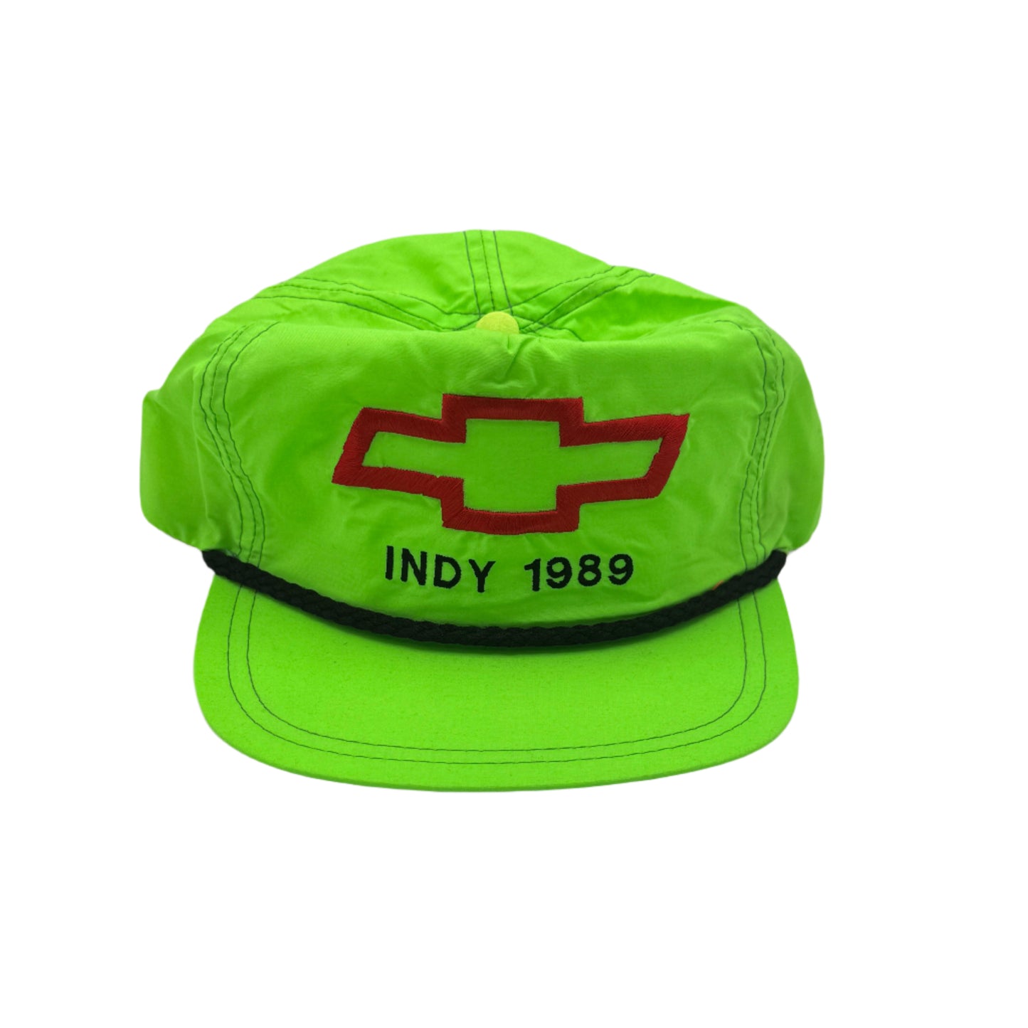 Vintage 1989 Indy 500 Chevy Snapback Rope Cap