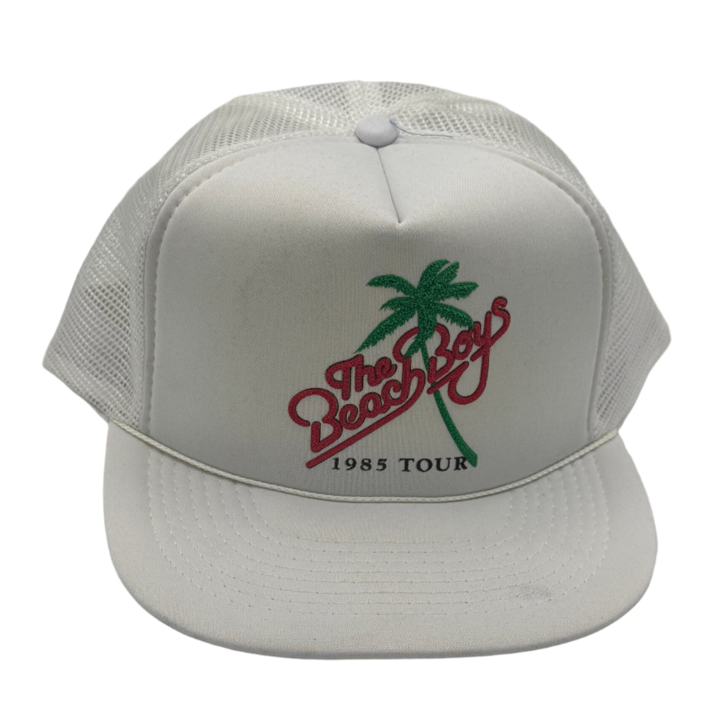 Vintage New Old Stock 1985 Beach Boys Tour Foam Trucker Hat