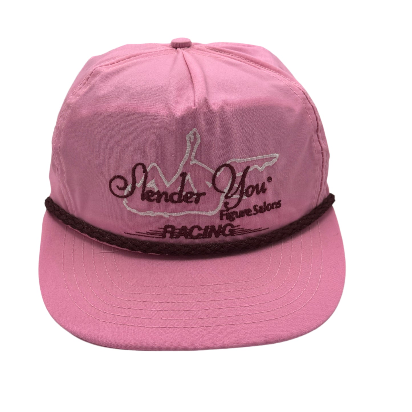 Slender You Figure Salons Racing Vintage Snapback Rope Hat