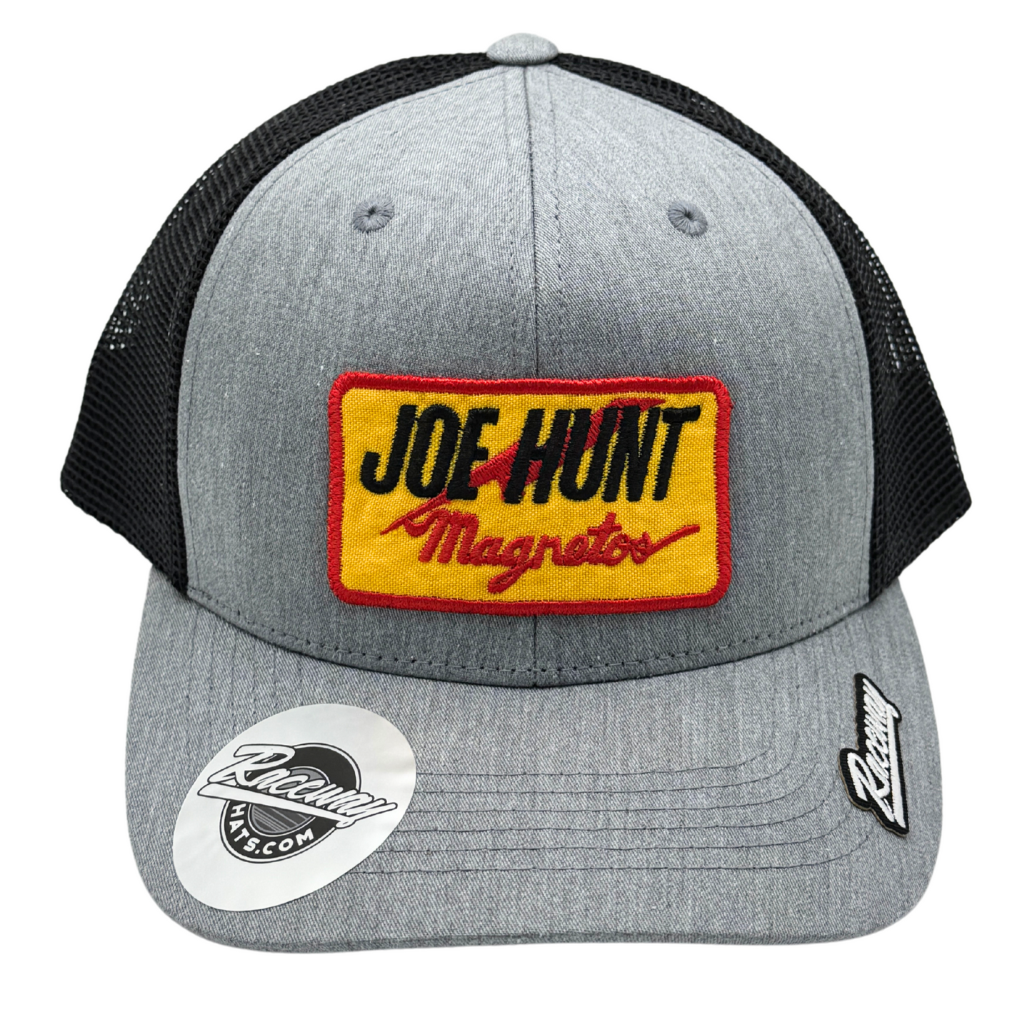 6-Panel Trucker Snapback Hat with Vintage Joe Hunt Magnetos Patch