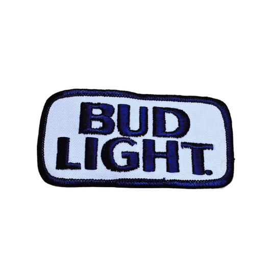 Vintage Bud Light Beer Logo Patches