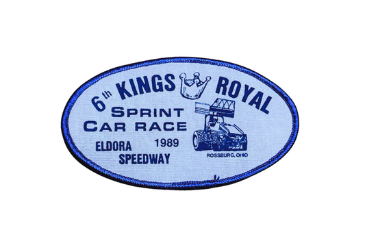 1989 Eldora Speedway 6th Kings Royal Patch