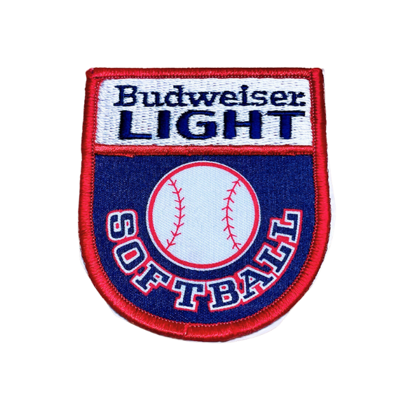Vintage Budweiser Light Softball Patch