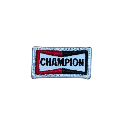 Vintage Champion Spark Plugs Patch