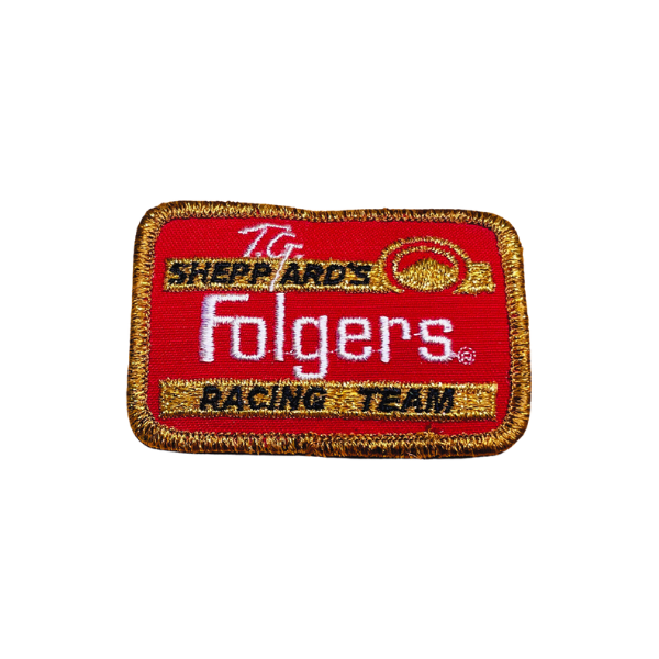 Vintage Folgers Racing Team Patch