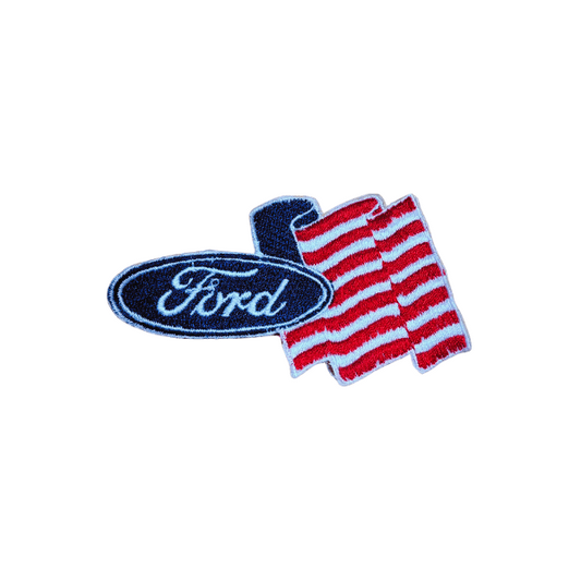 Vintage Ford & Flag Patch