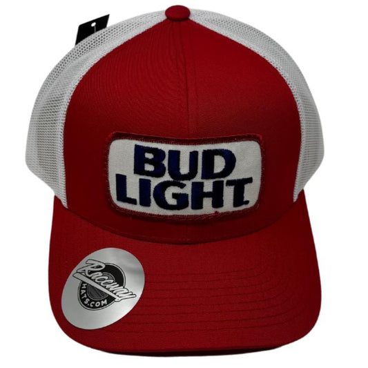 Readymade Vintage Bud Light Patch Pressed on New Pacific 104C Trucker Snapback Hat
