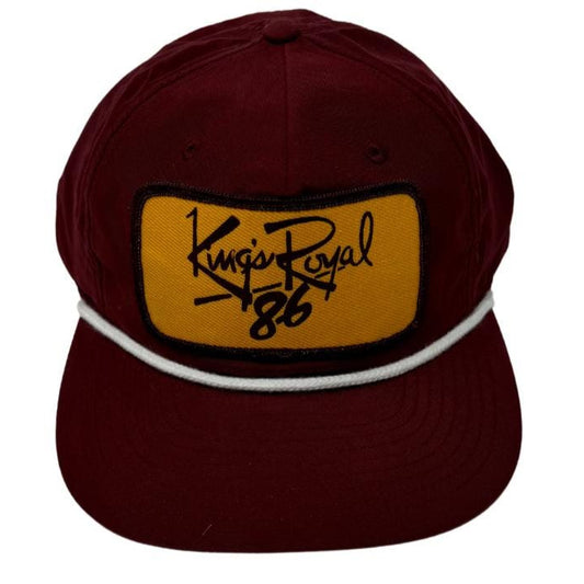 Readymade Vintage 1986 Kings Royal Patch Stitched on New Richardson 256 Umpqua Snapback Hat