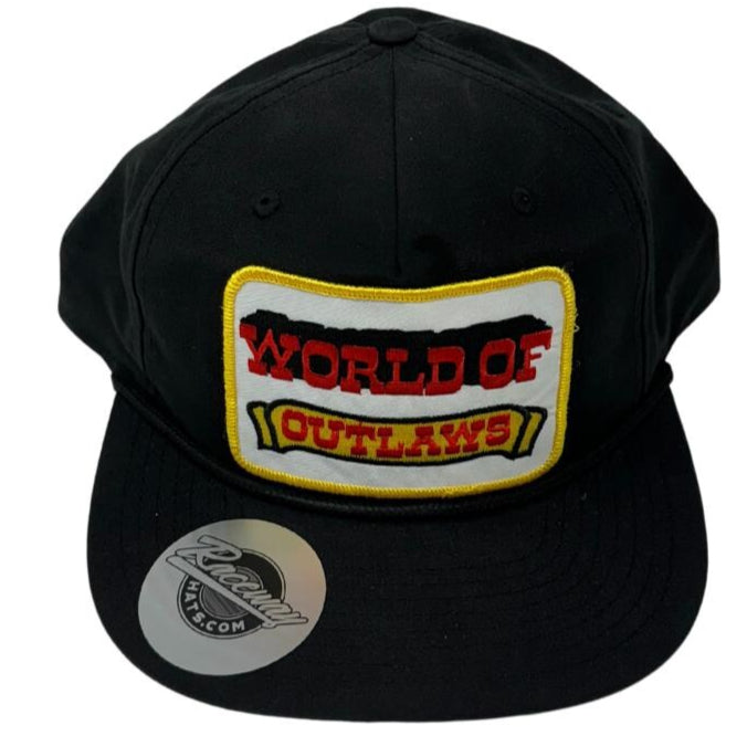 Readymade Vintage-Style World of Outlaws Patch Pressed on New Richardson Umpqua Snapback Hat