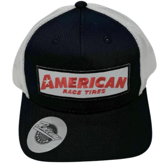 Readymade Vintage American Race Tires Patch Pressed onto Decky 6021 Trucker Hat