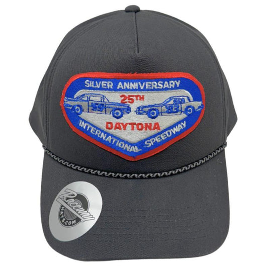 Vintage 1983 Daytona Patch Pressed on Sportsman SP1300 5-Panel Heritage Rope Hat