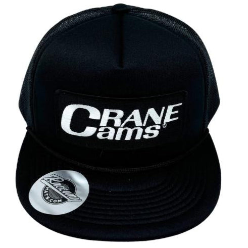 Readymade Vintage Crane Cams Pressed onto New Decky 6026 Classic 5-Panel Foam Trucker Hats
