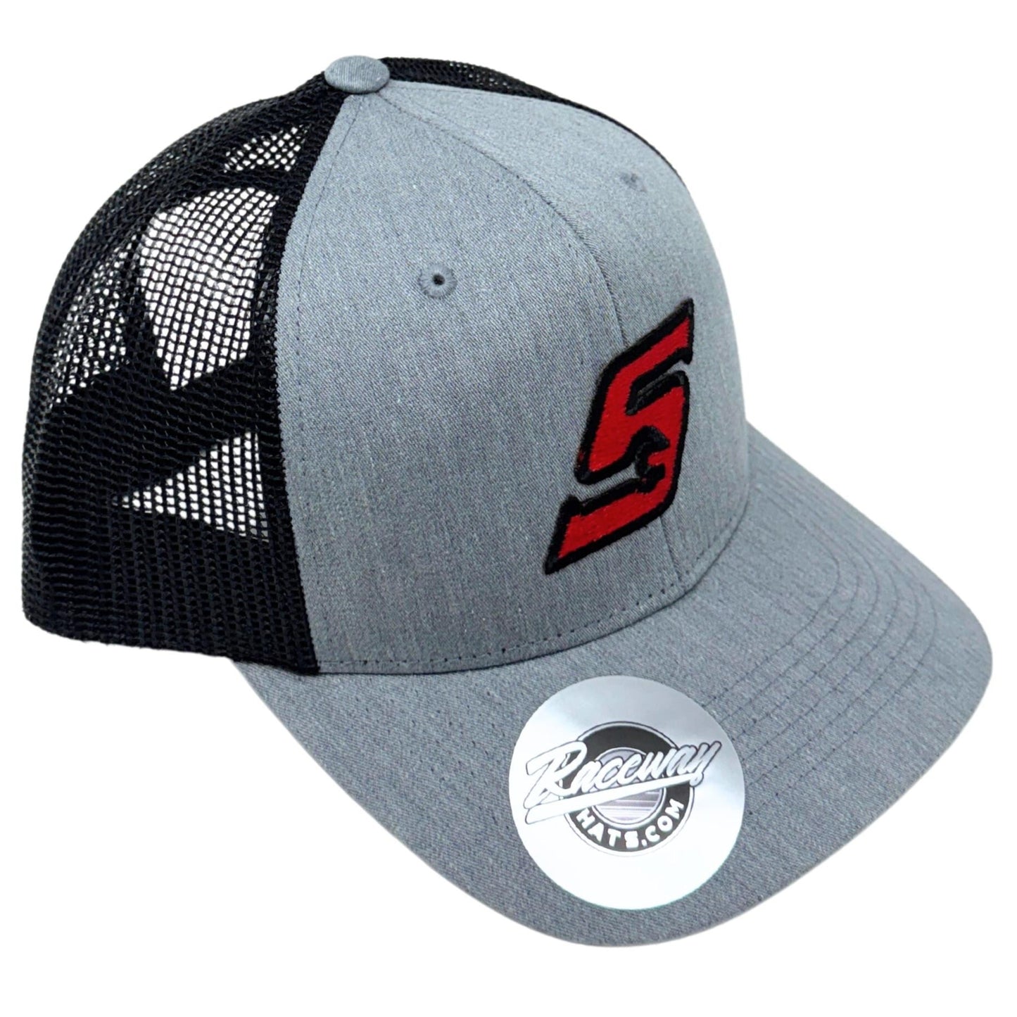 6-Panel Snapback Trucker Hat with Snap-On "S" Patch